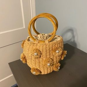 NEW Show Me Your Mumu Straw Bag